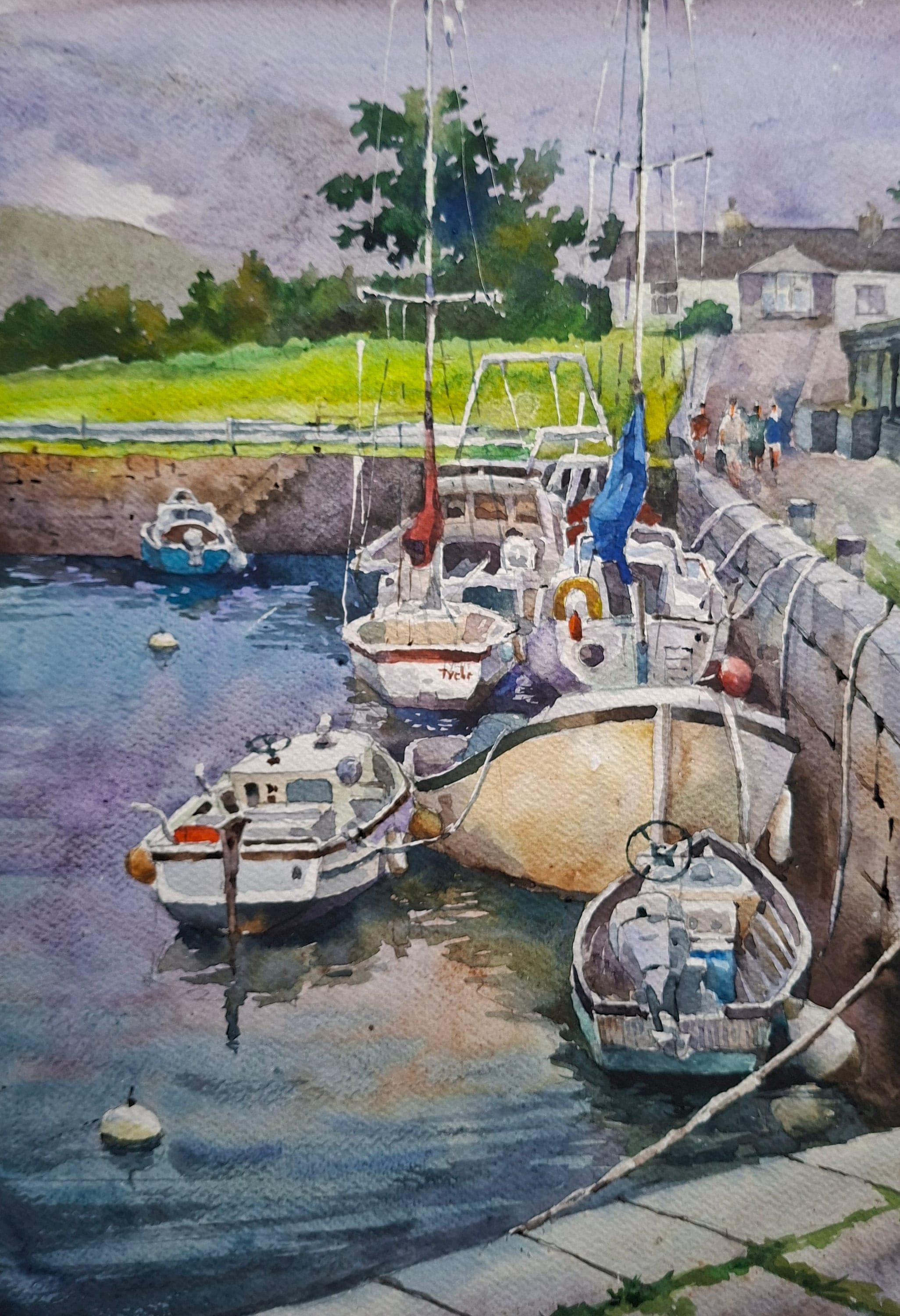 Ireland watercolour — watercolour by Serhii Shcherbakov
