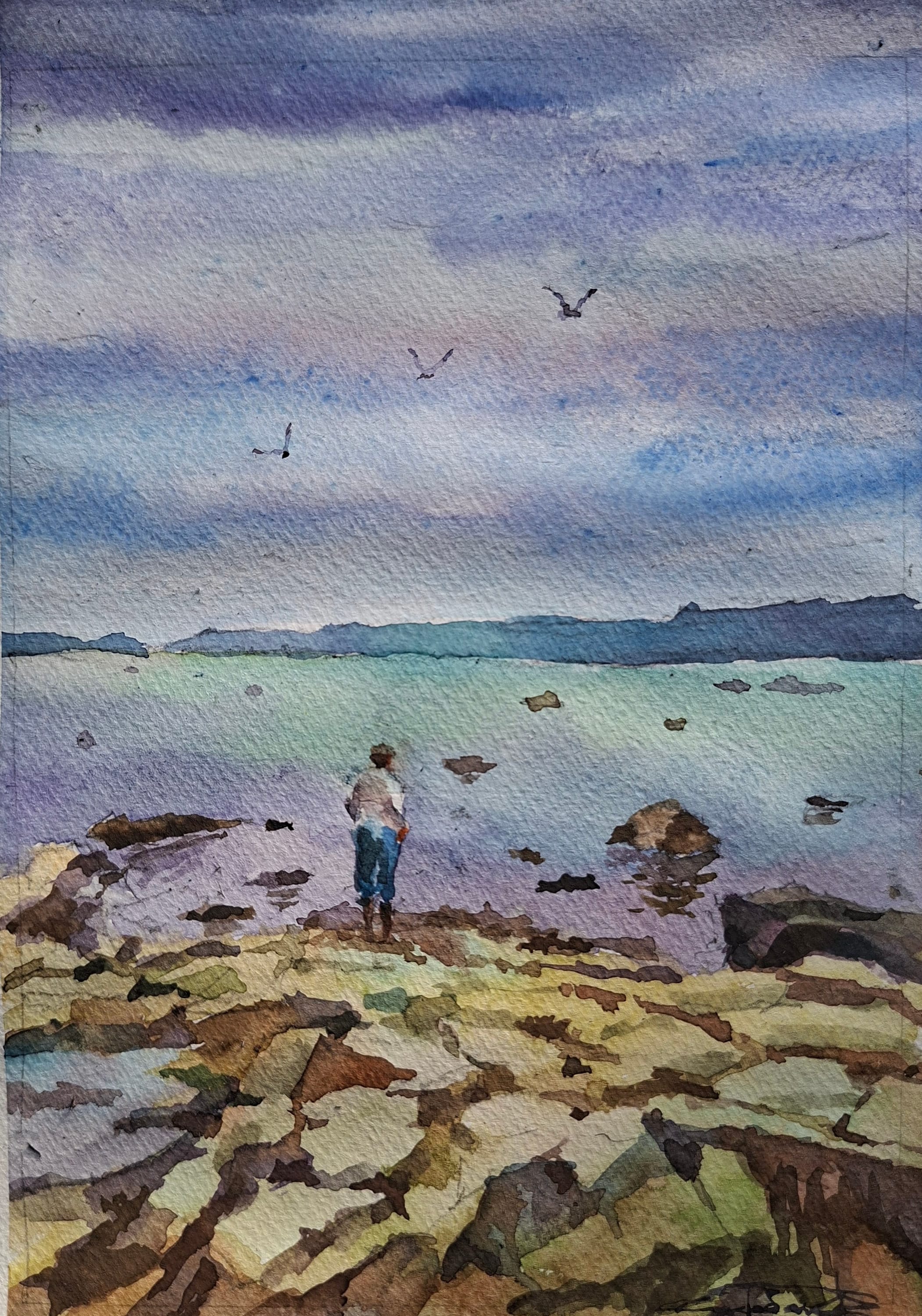 Ireland watercolour — watercolour by Serhii Shcherbakov